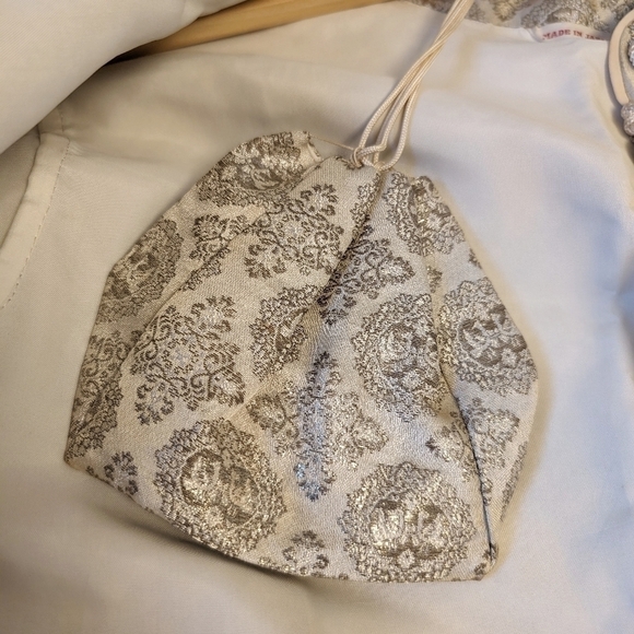 GOLD LAMÉ Brocade Evening Jacket New Haute Couture 1955-1960 Vintage Medium - Picture 6 of 16